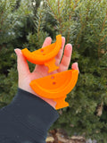 Orange e-collar wall mount