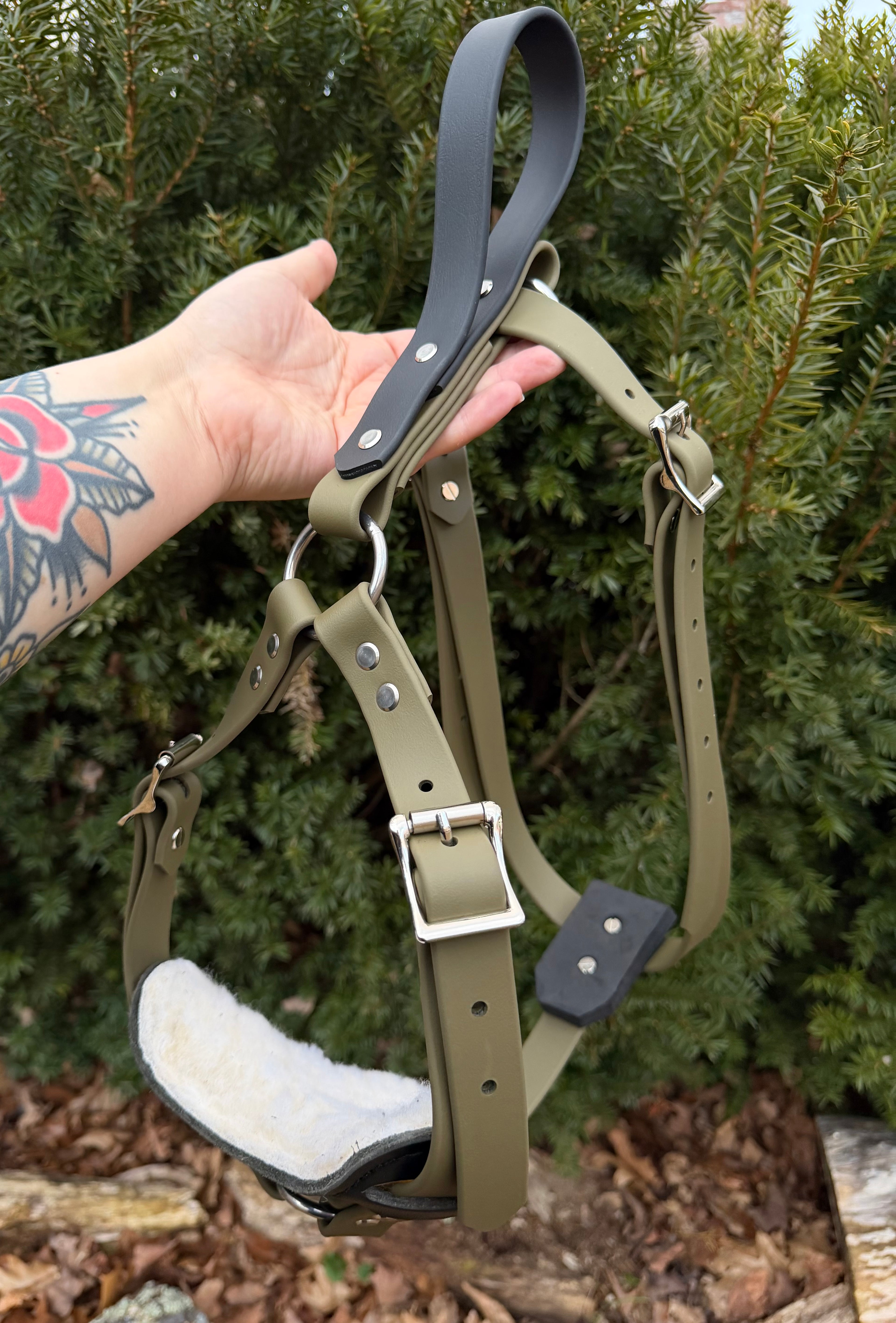 OD green agitation harness